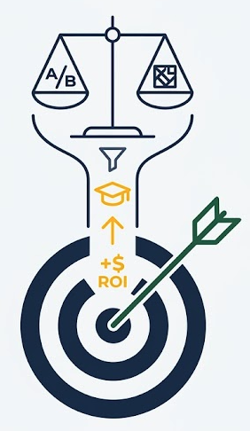 A/B tested ad copy variants optimized for tutoring businesses